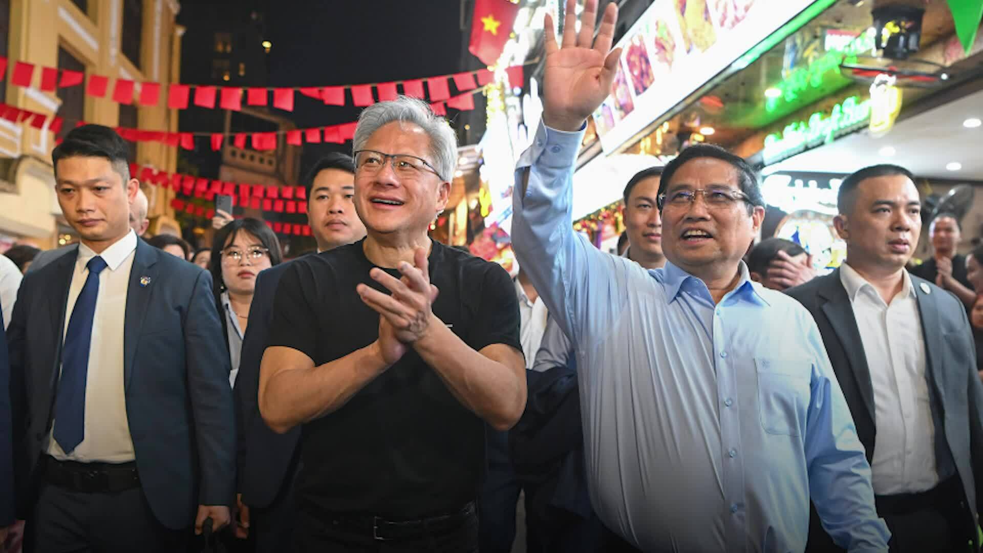 Hai ngày CEO Nvidia Jensen Huang tại Hà Nội